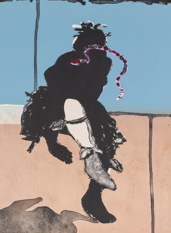 FRITZ SCHOLDER (1937-2005) PENCIL SIGNED SERIGRAPH