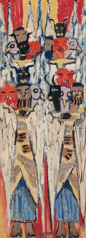 RUSSELL DAVIS GREENE (1910-1986) WPA ARTIST WORK