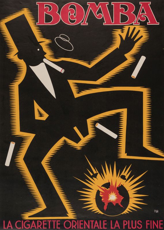 BENI HUNZIKER (20TH C) FRENCH ART DECO POSTER