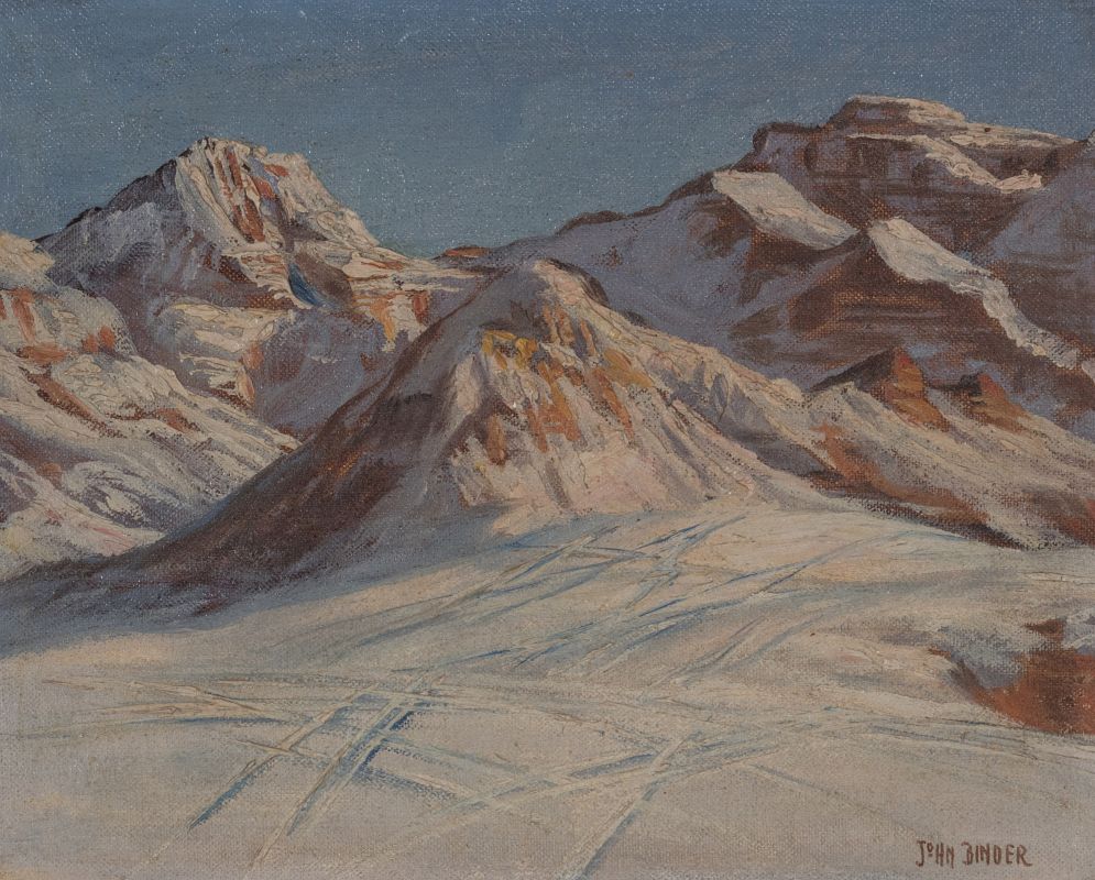JOHN BINDER (EARLY 20TH CALIFORNIA) OIL ON CANVAS