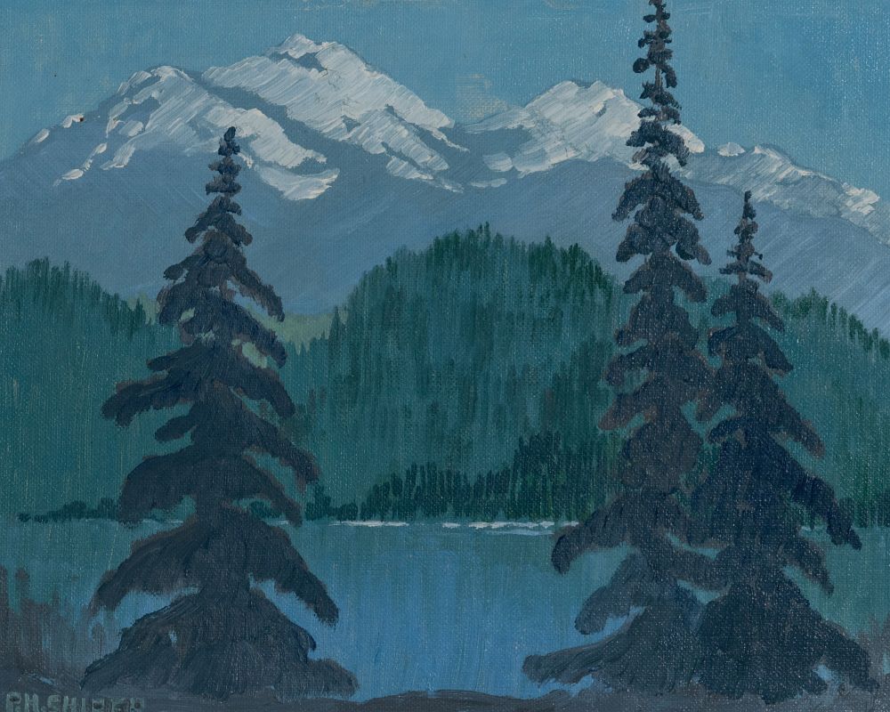 PAULINE SHIRER (1894-1975) OIL ON ARTIST'S BOARD