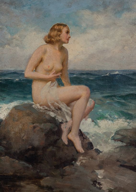 JOSEPH TOMANEK (1889-1974) OIL ON ARTIST'S BOARD