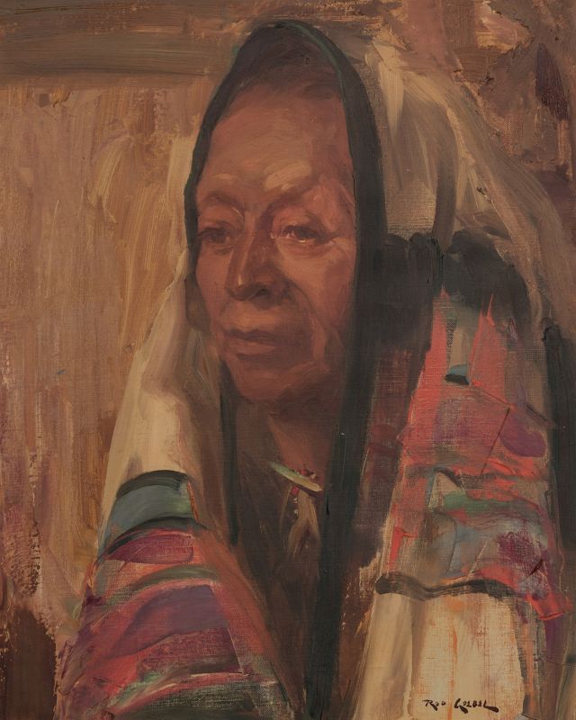 ROD GOEBEL (1946-1993) OIL ON CANVAS