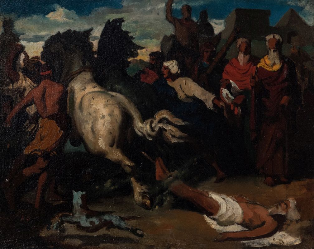 AFTER JEAN LEON GEROME (1824-1904) OIL ON CANVAS