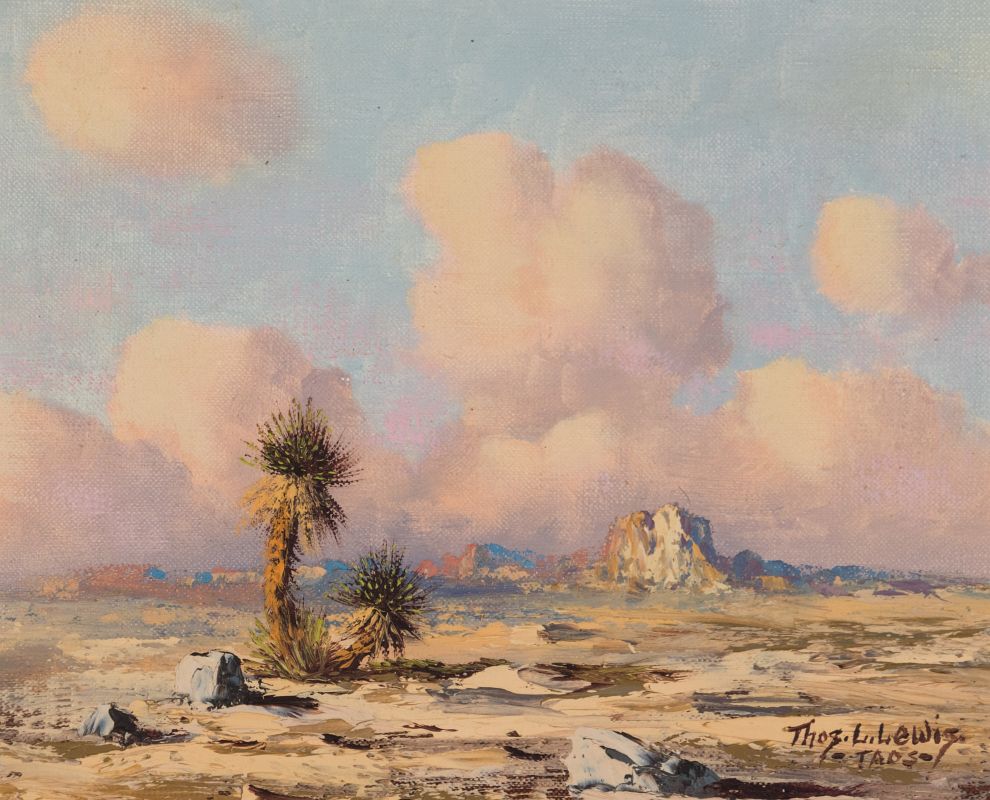 THOMAS L. LEWIS (1907-1978) OIL ON CANVAS