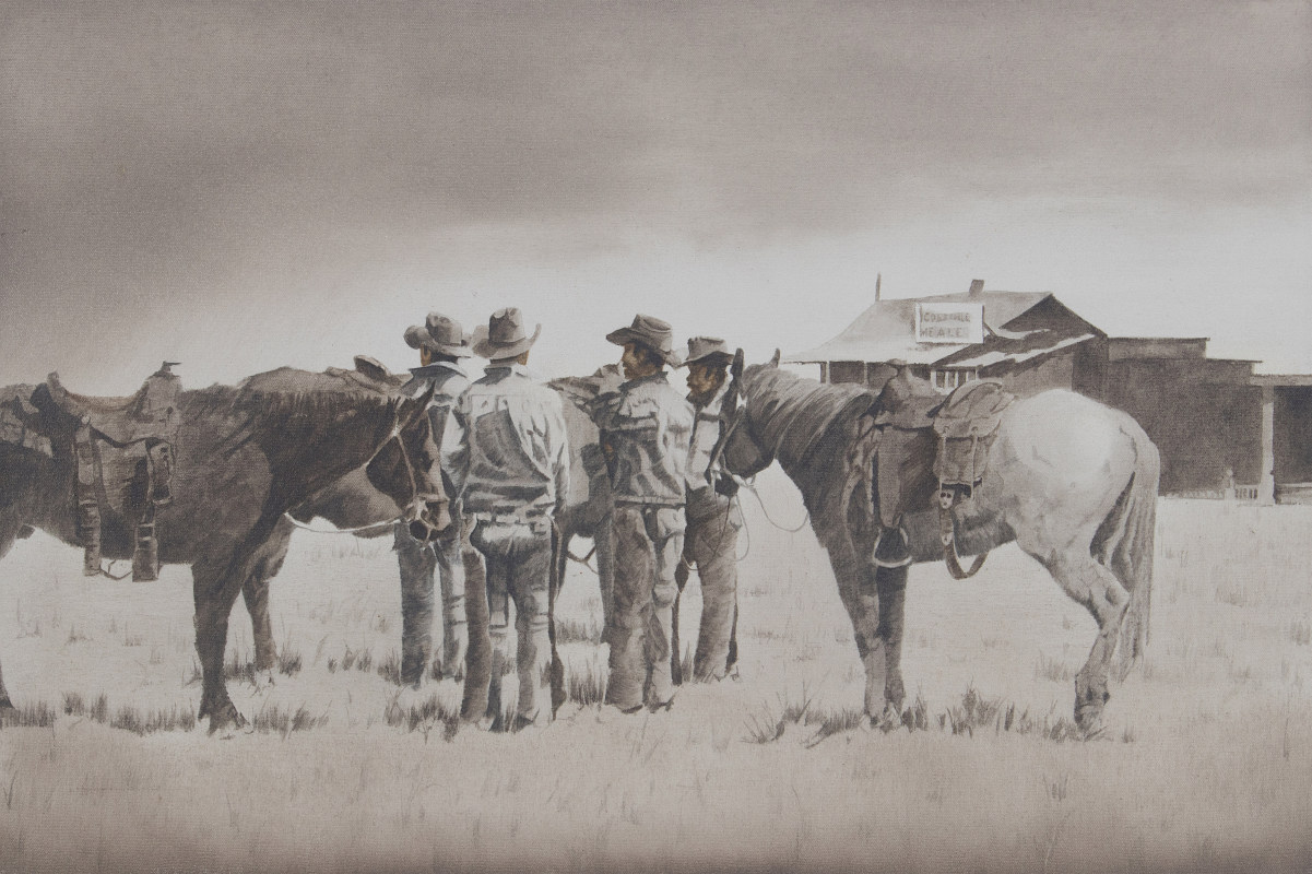 ATTRIBUTED JOHN PACE (C.1930-2006) OIL ON CANVAS