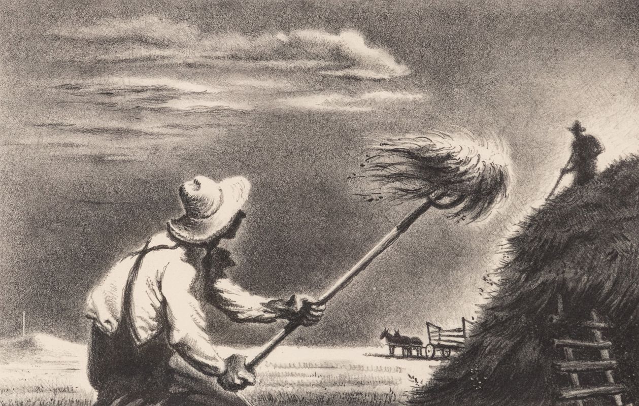 GEORGES SCHREIBER (1904-1977) PENCIL SIGNED LITHO