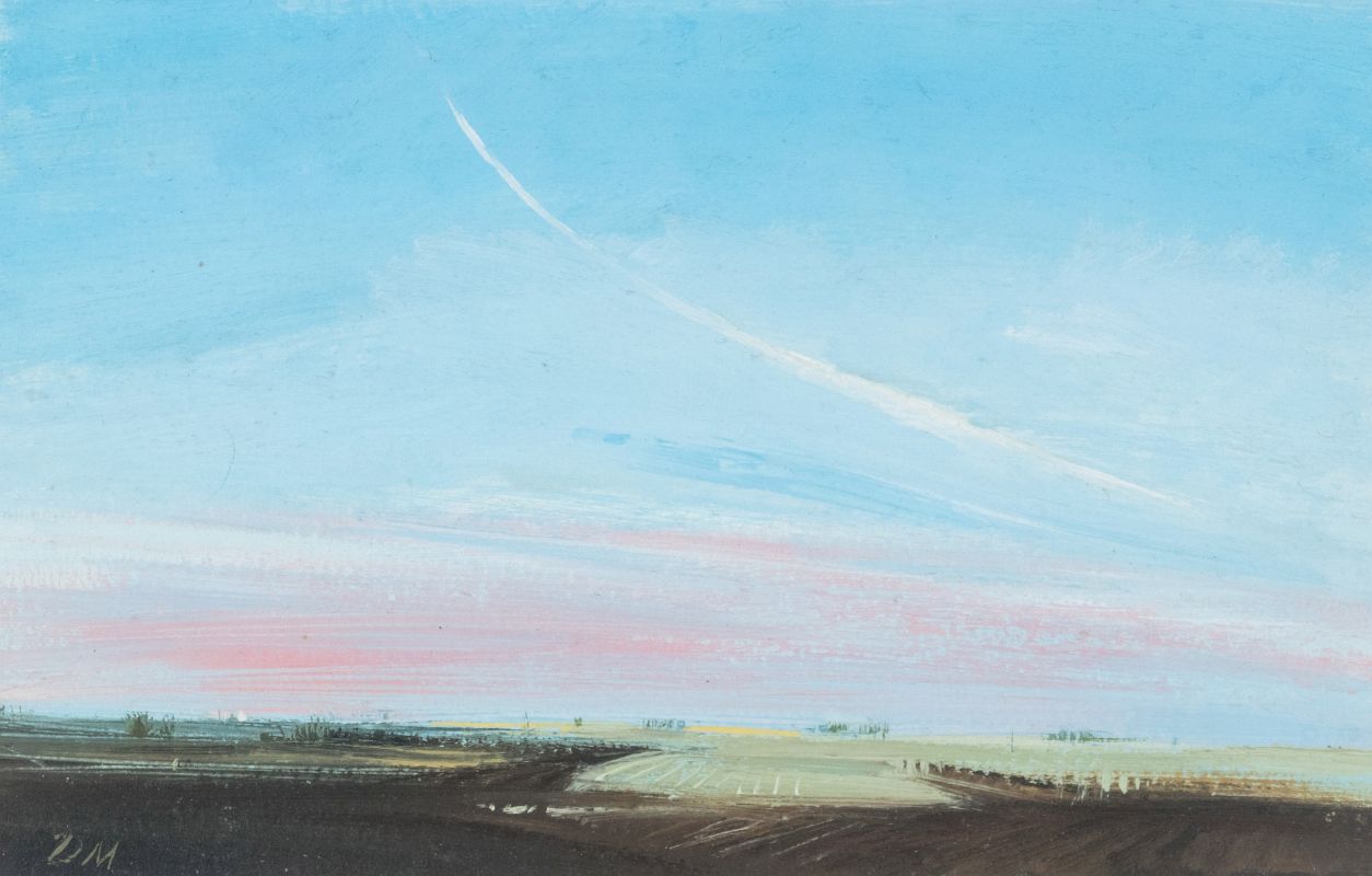 DAVID MELBY (1942-2014) OIL ON BOARD