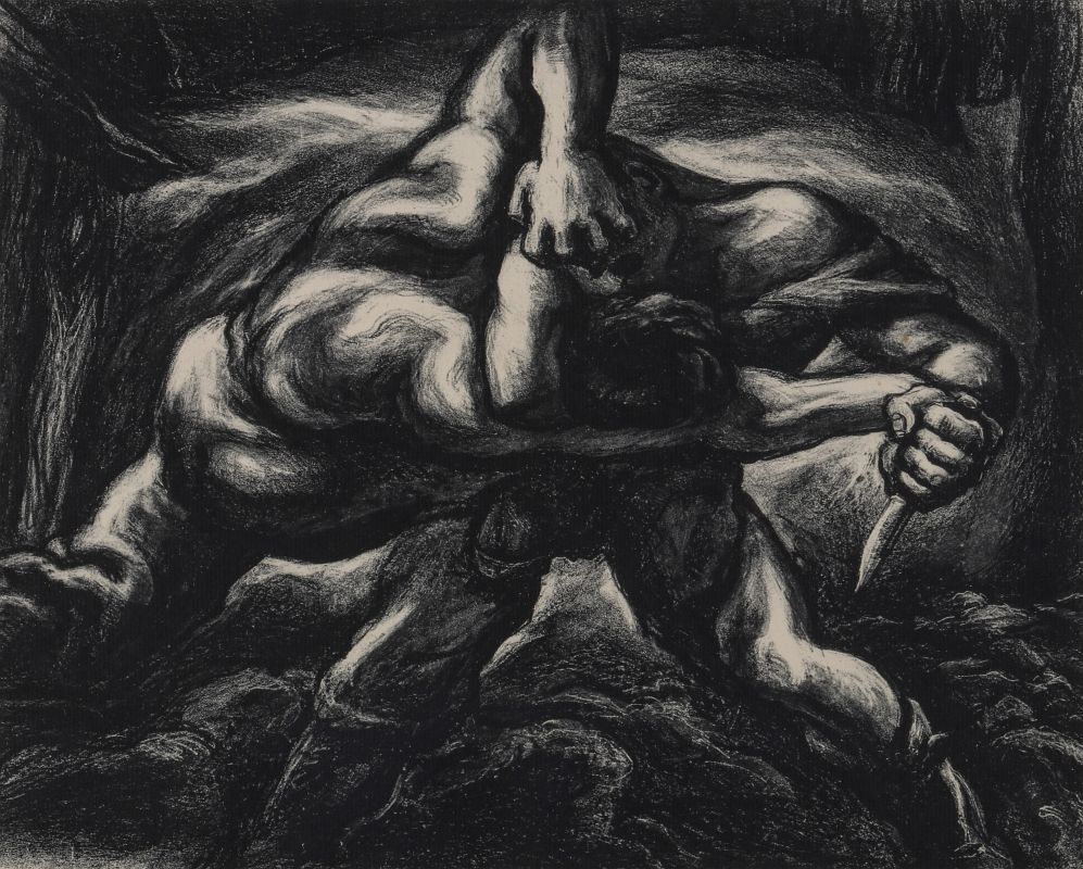 LOUIS (HARRY LOUIS) FREUND (1905-1999) LITHOGRAPH