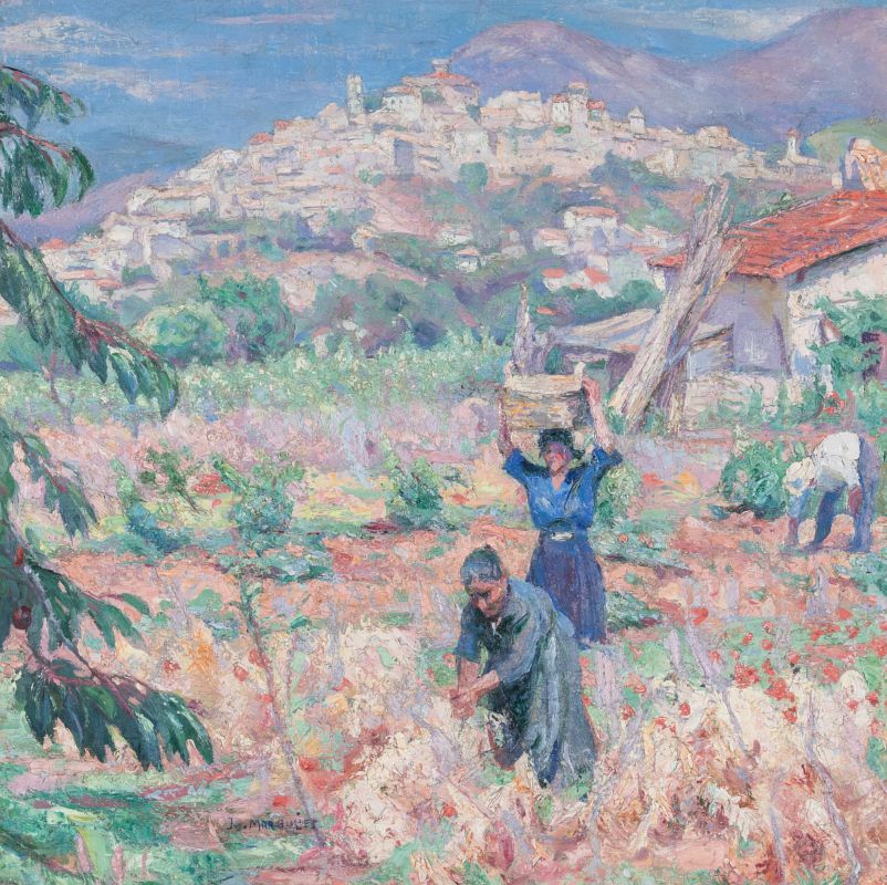 JOSEPH MARGULIES (1896-1984) OIL ON CANVAS