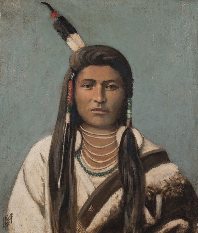 LOUIS KRUPP (1888-1978) OIL ON CANVAS