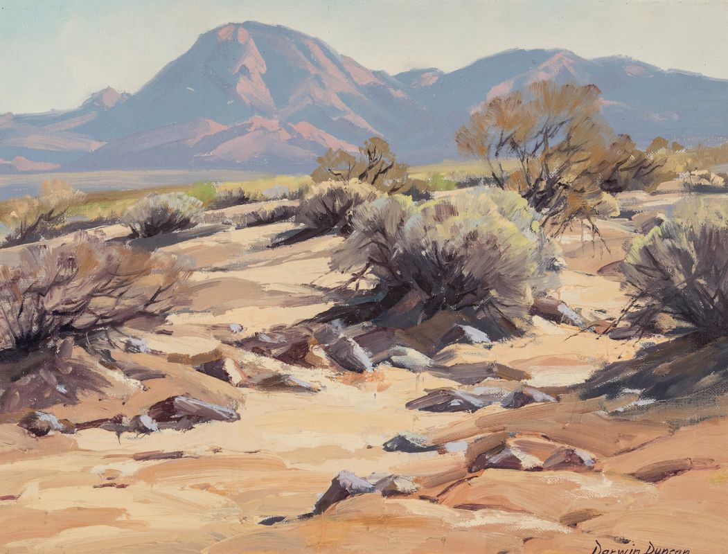 DARWIN WILLIAM DUNCAN (1905-2002) OIL ON CANVAS