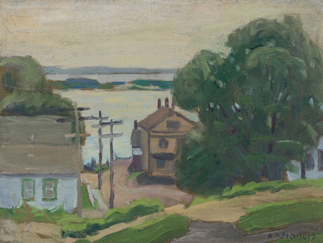 A.N. FRANCIS (20TH C.) OIL ON CANVAS BOARD