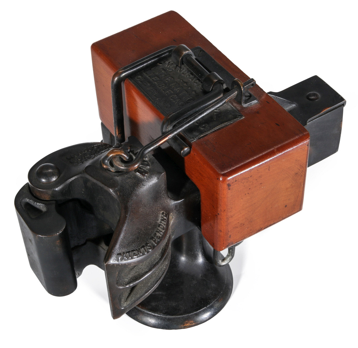 A FINE AND RARE SALESMAN'S SAMPLE RAIL CAR COUPLER