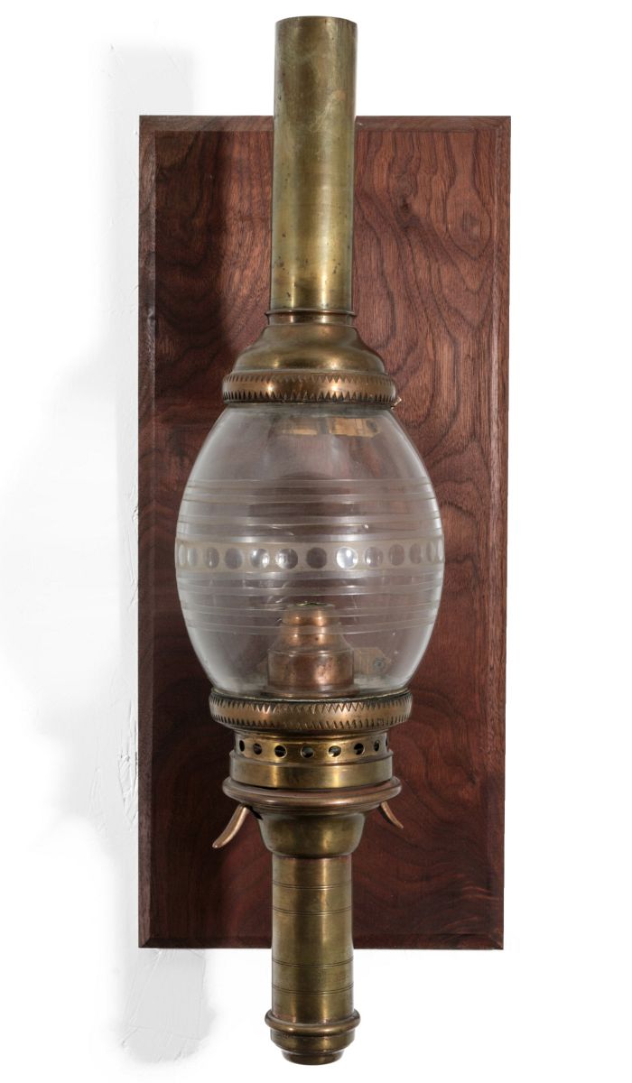 ADAMS & WESTLAKE CANDLE SIDE LIGHT NO 9 CIRCA 1887