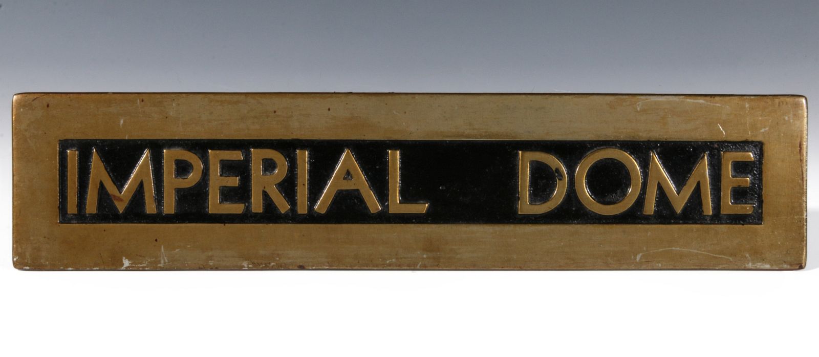 A PULLMAN CO. 'IMPERIAL DOME' RAILCAR NAME PLATE