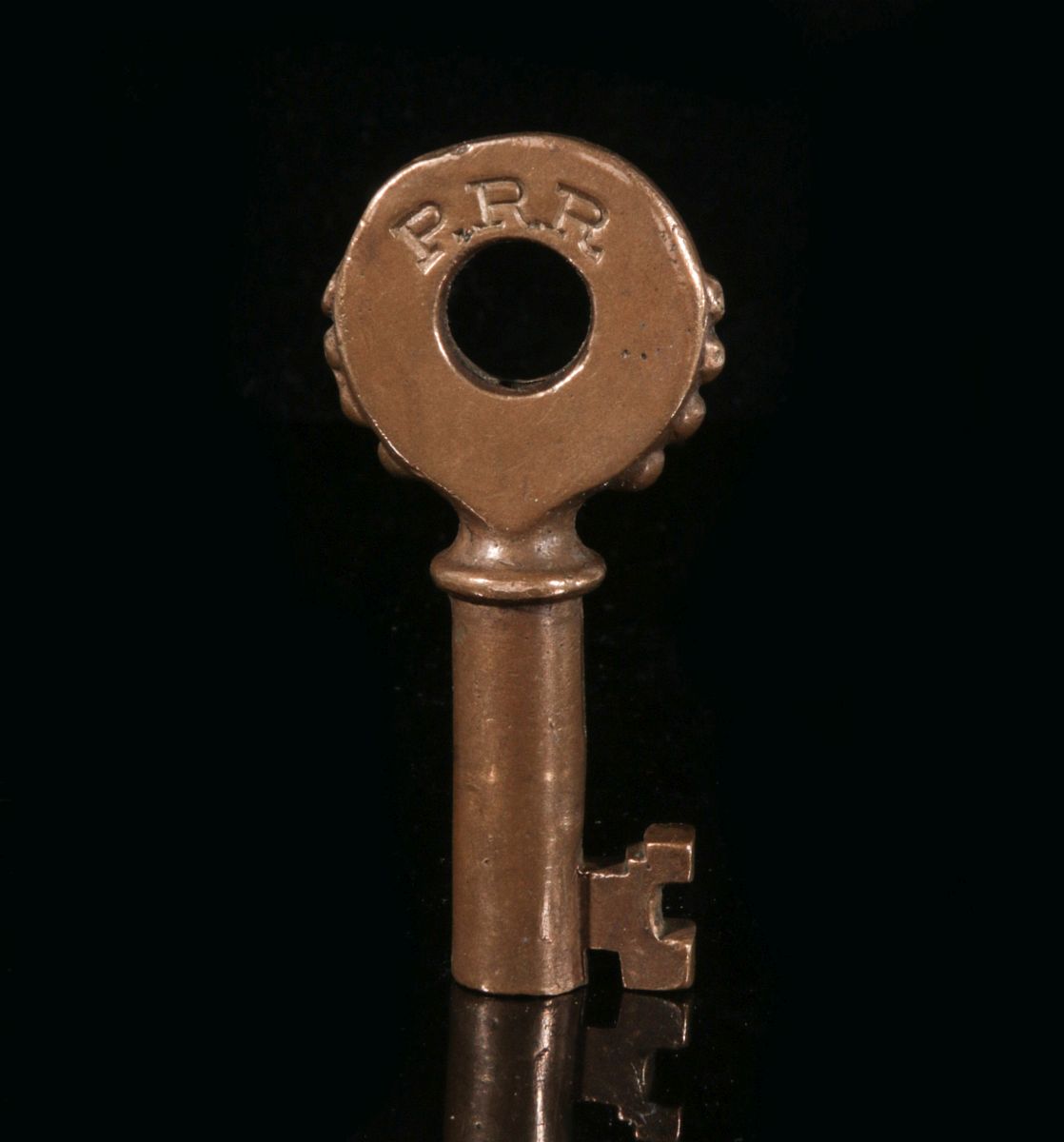 A KNOBBY BRASS PENNSYLVANIA RAILROAD KEY