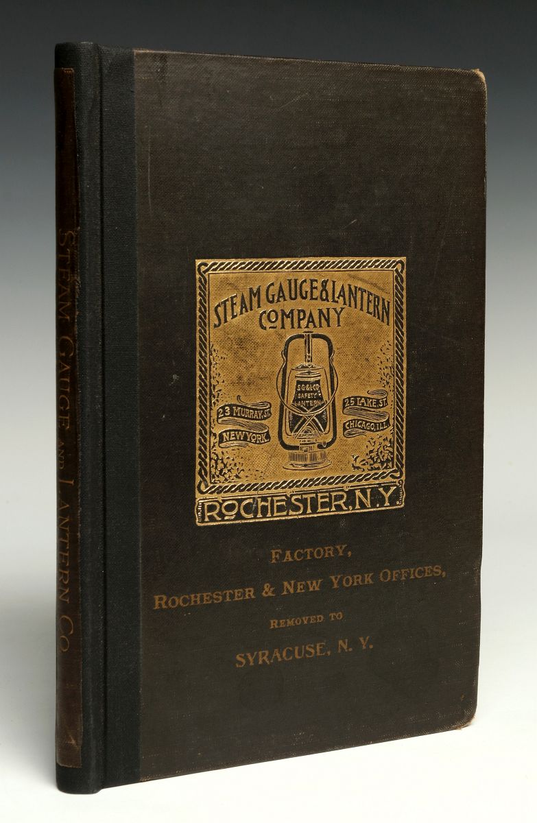 RAILROAD STEAM GAUGE AND LANTERN CO. CATALOG, 1890