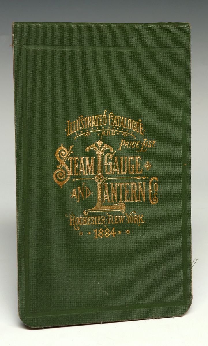 RAILROAD STEAM GAUGE AND LANTERN CO. CATALOG, 1884