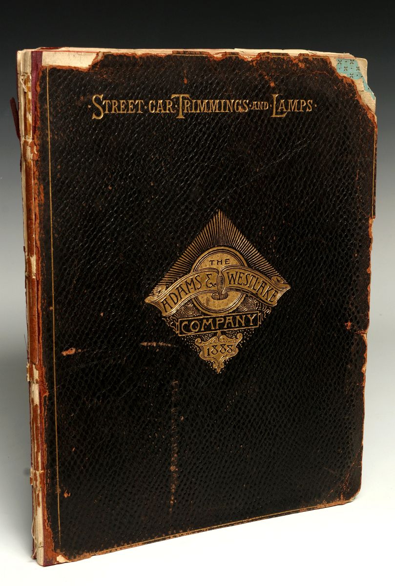 AN 1888 ADLAKE STREETCAR TRIMMINGS TRADE CATALOG