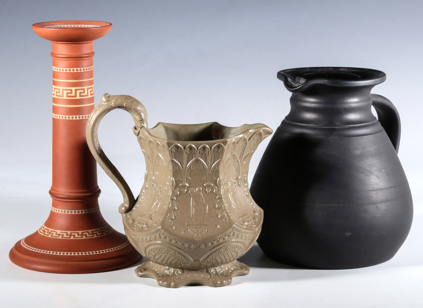 #228: THREE VARIOUS WEDGWOOD POTTERY TECHNIQUES