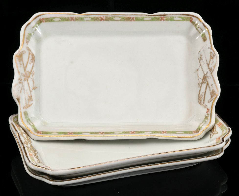 NEW YORK CENTRAL RR RECTANGULAR CHINA PLATTERS