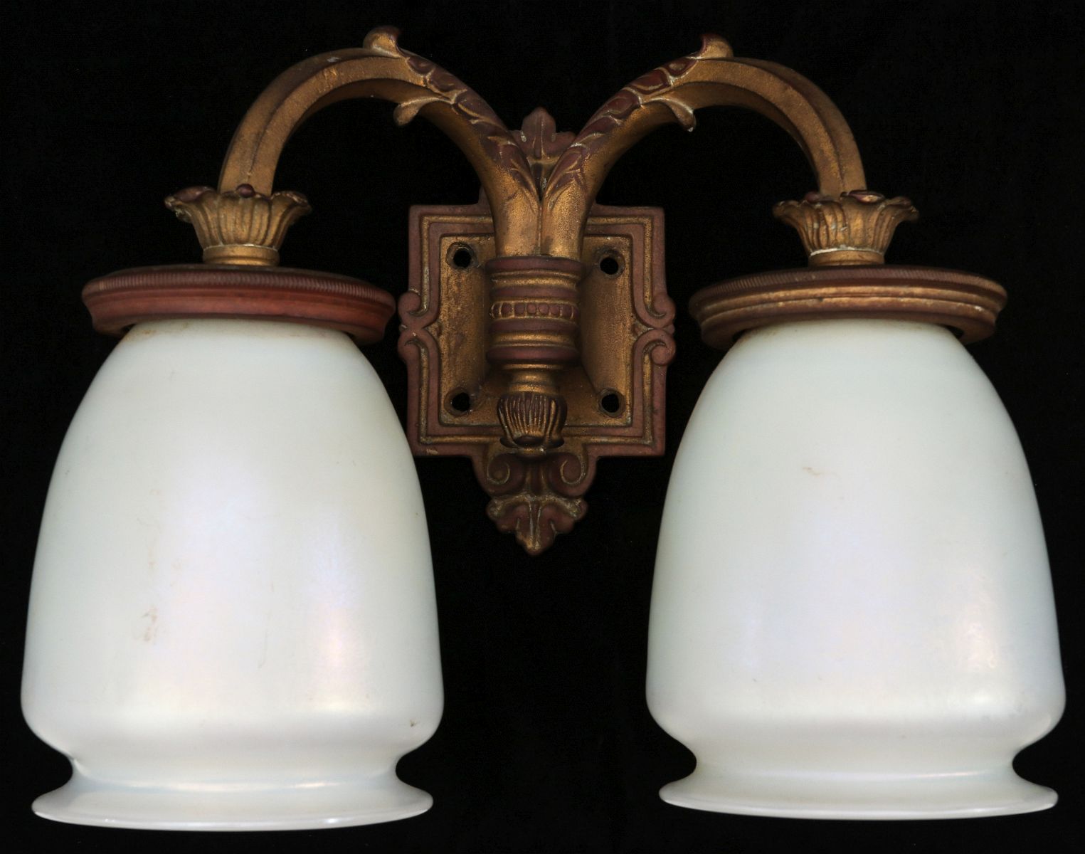 A PULLMAN CO. TWO-LIGHT RAILCAR SIDE LAMP