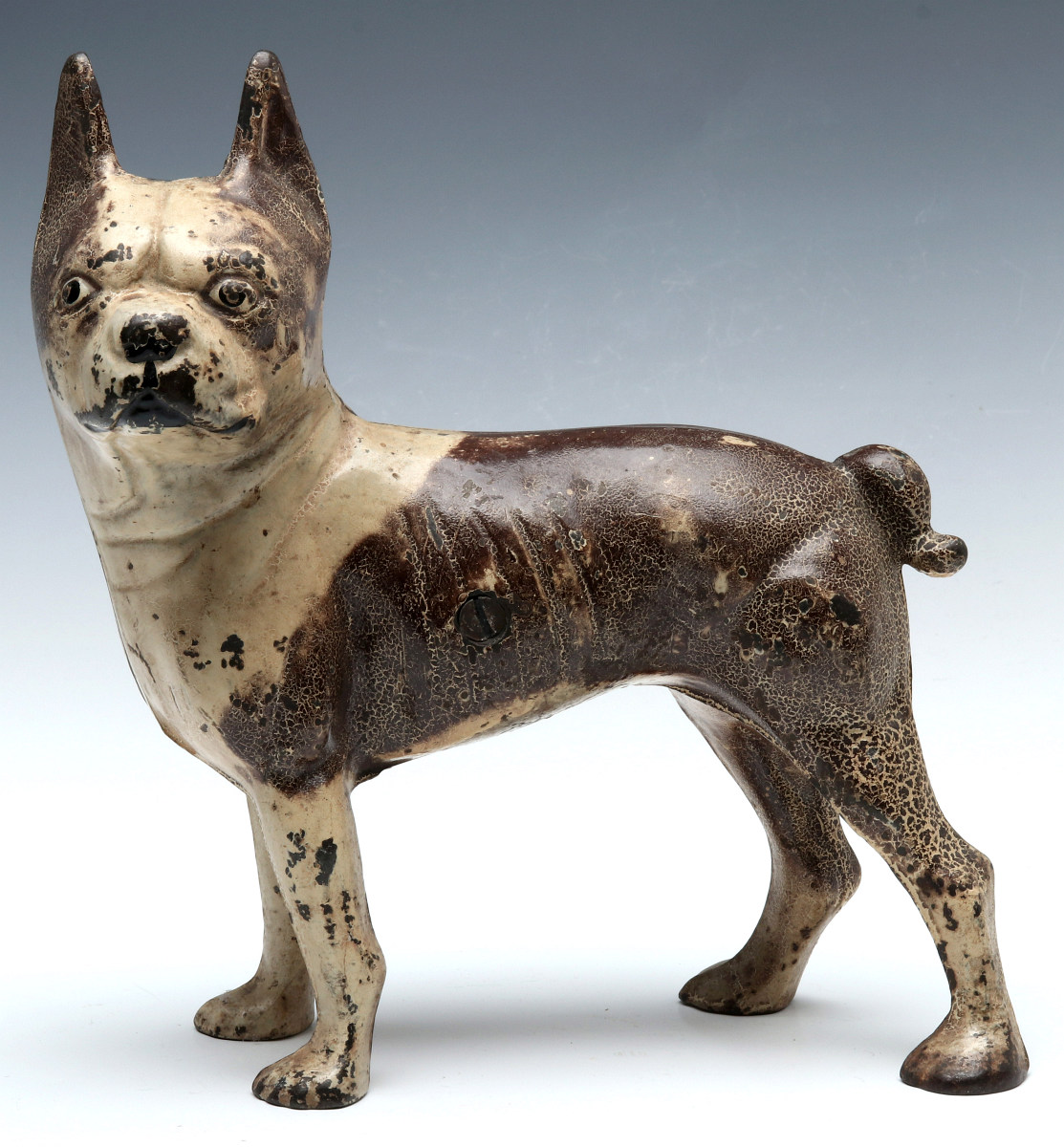 A HUBLEY BOSTON TERRIER DOORSTOP NO. 331