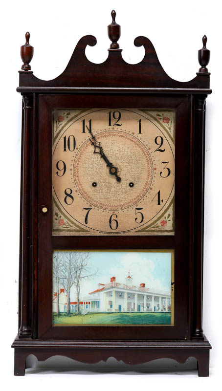 A GILBERT CO. MOUNT VERNON MANTLE CLOCK