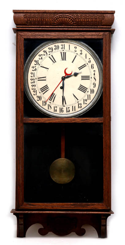 AN INGRAHAM REGULATOR WITH PERPETUAL CALENDAR