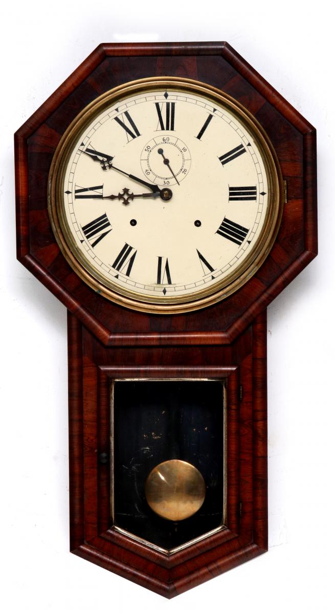 A WELCH 'VERDI' SCHOOLHOUSE CLOCK