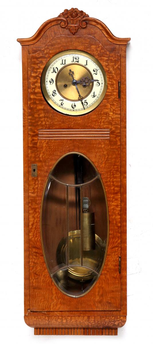 GUSTAV BECKER SECESSIONIST TWO-WEIGHT REGULATOR