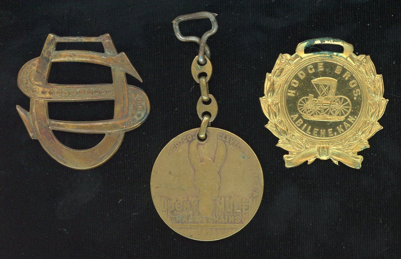 CIRCA 1900 HODGE BROS CARRIAGES ADVERTISING FOB