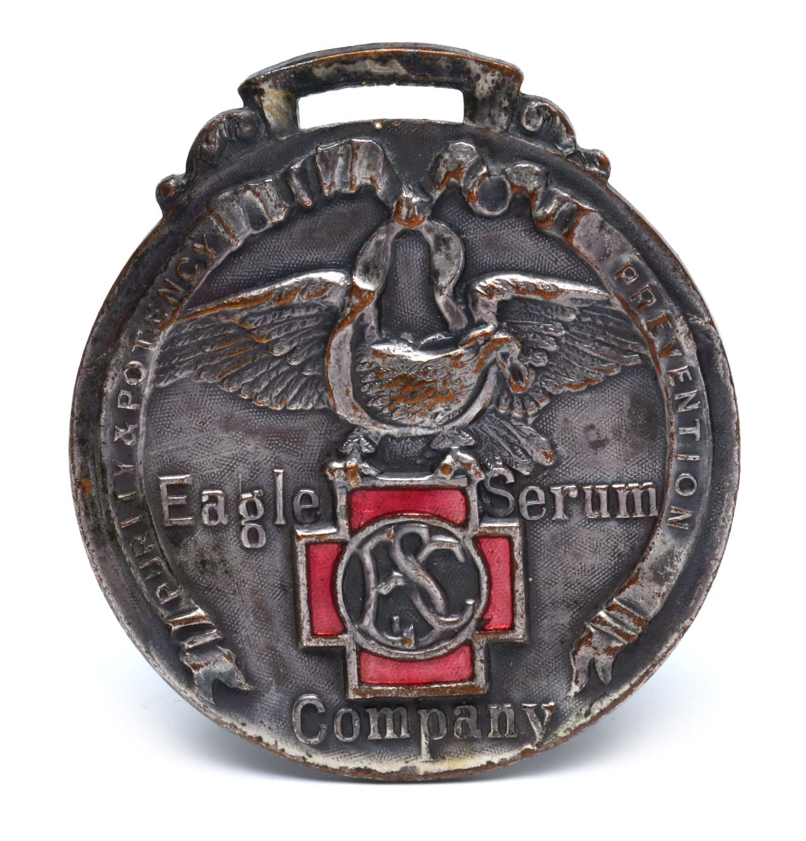 EAGLE SERUM CO KANSAS CITY ADVTG FOB CIRCA 1900