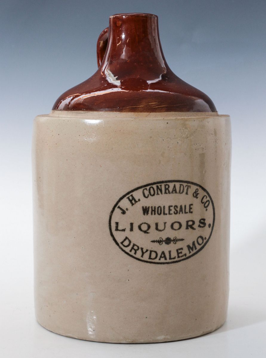 J.H. CONRADT 'DRYDALE,' MISSOURI WHISKEY JUG