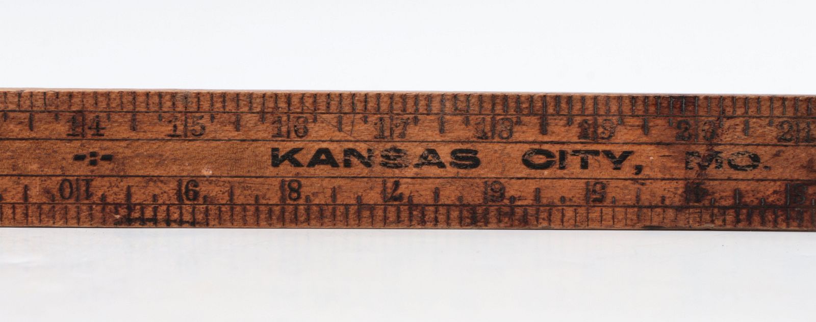 ASKEW SADDLERY COMPANY KANSAS CITY ADVTG RULER