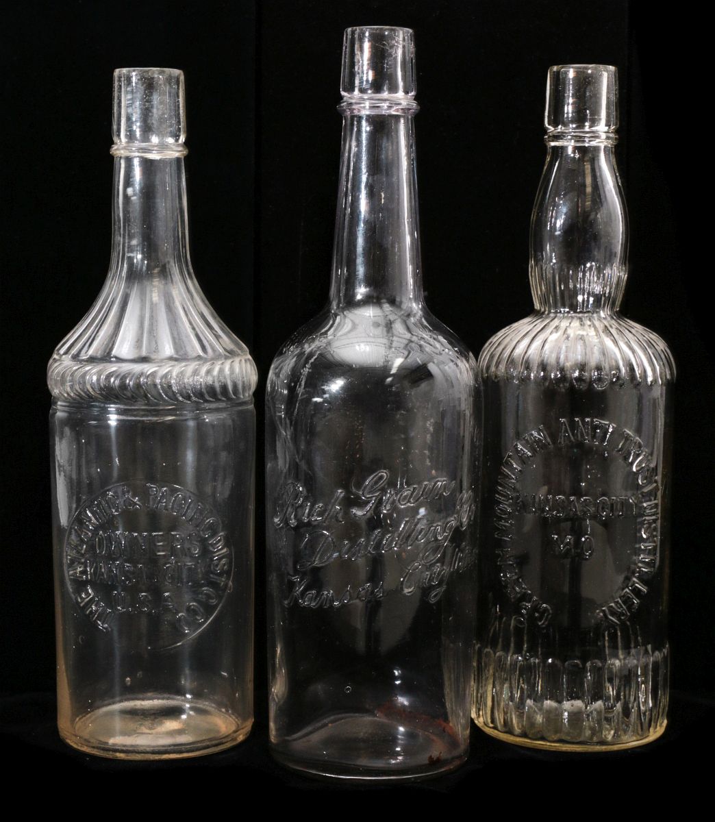 PRE-PROHIBITION KANSAS CITY DISTILLERY BOTTLES