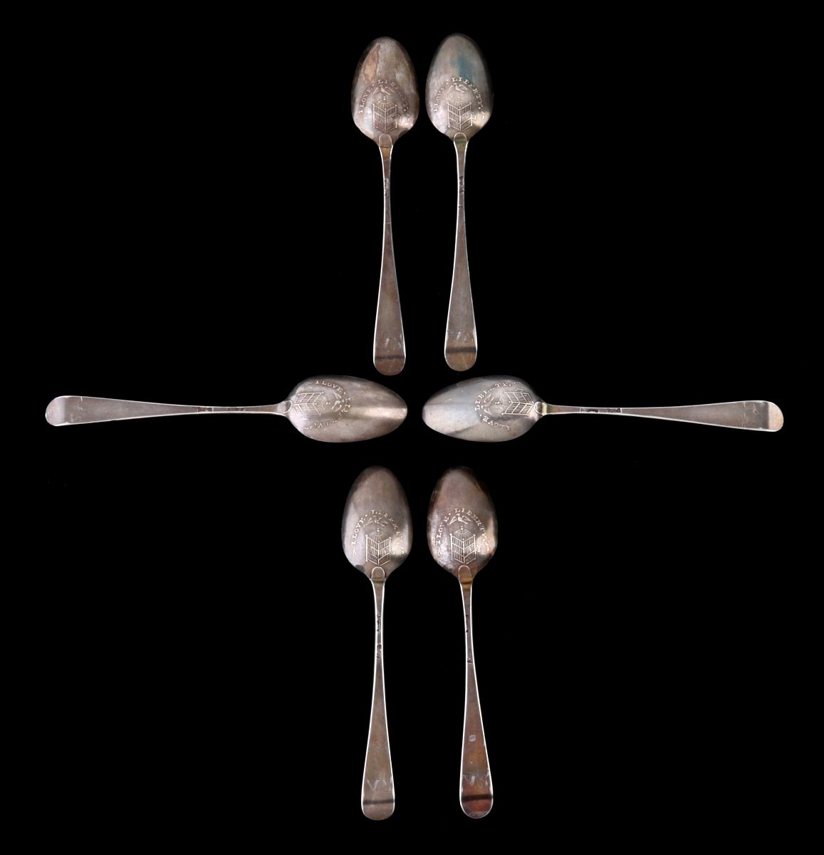 REPRODUCTION 'I LOVE LIBERTY' PICTURE BACK SPOONS