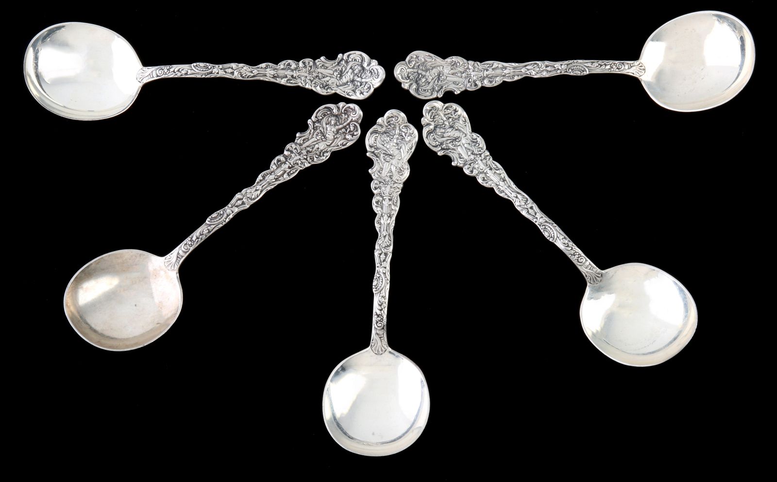 GORHAM VERSAILLES STERLING SILVER GUMBO SPOONS