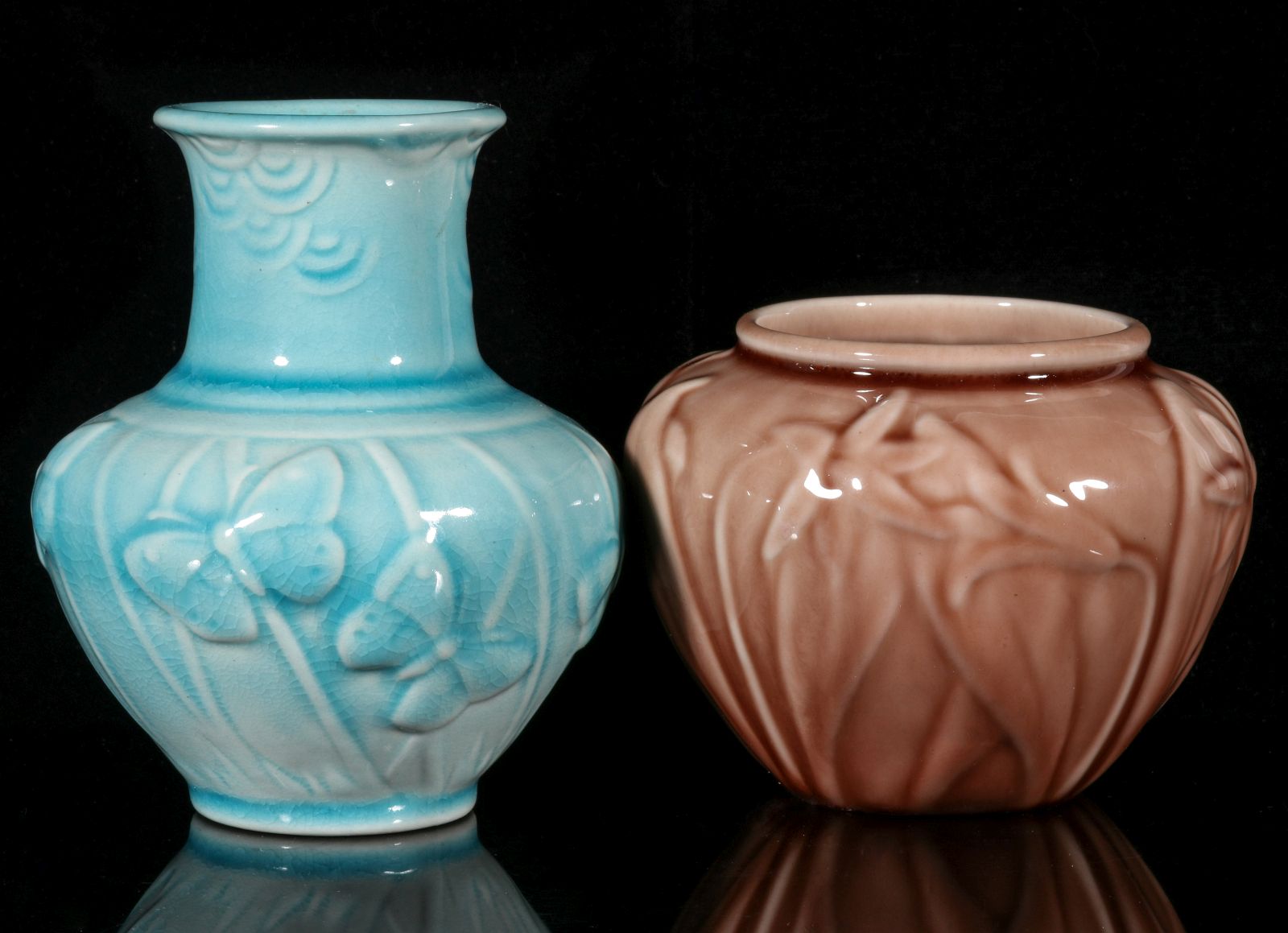 MID 20TH CENTURY ROOKWOOD ART POTTERY VASES