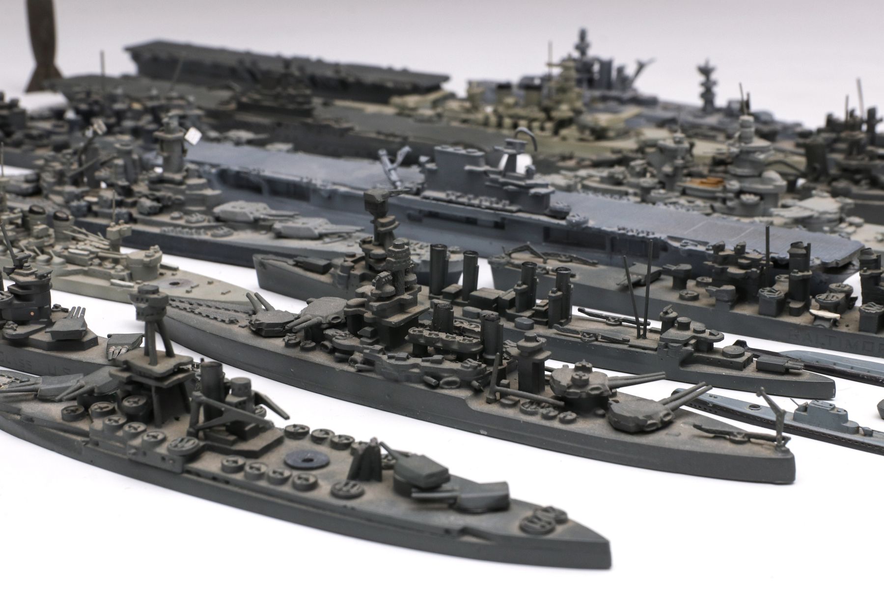 VINTAGE ALNAVCO WARGAMING MINIATURE SHIP MODELS