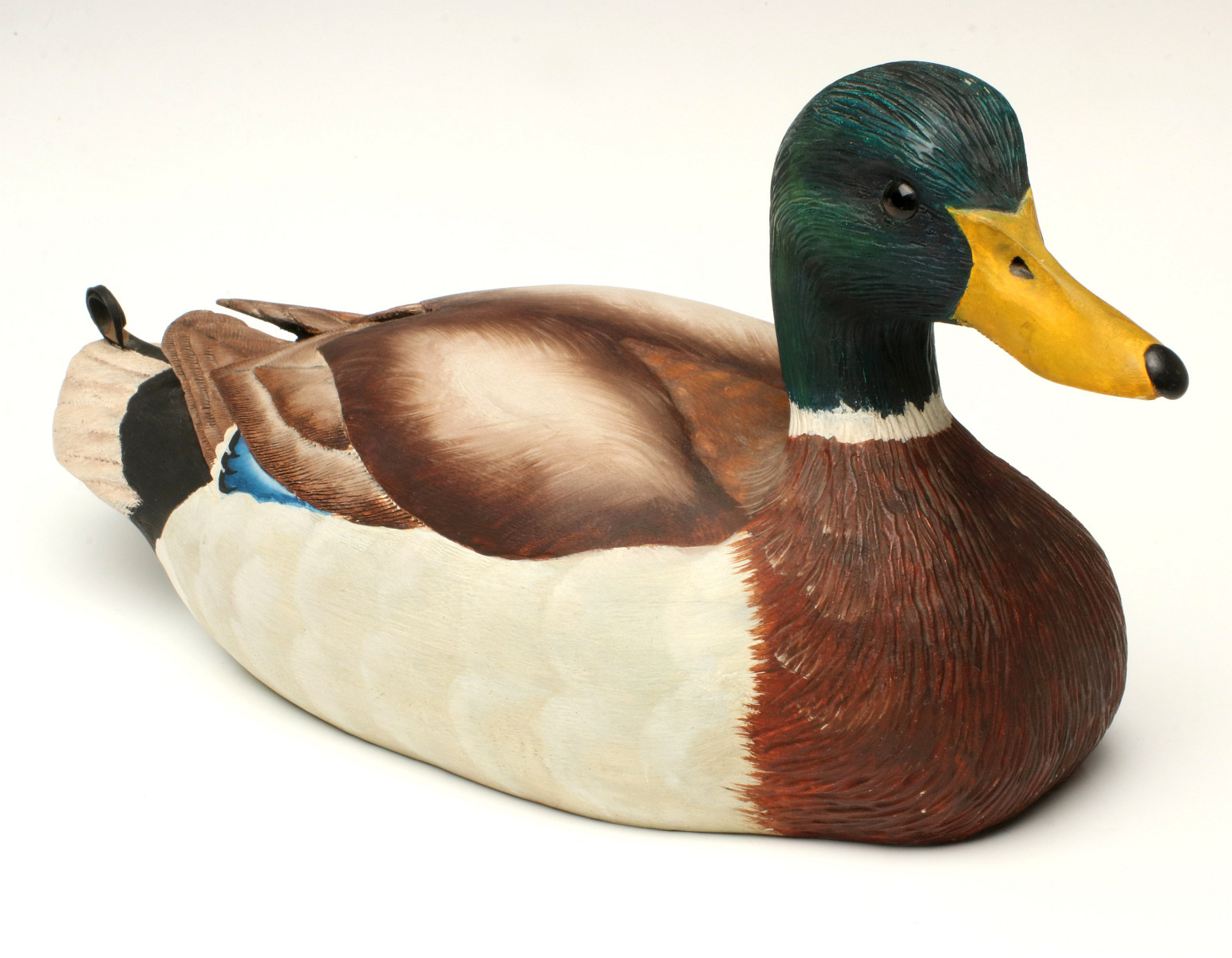 A WILLIAM TRUBE (1927-2017) MALLARD DRAKE DECOY