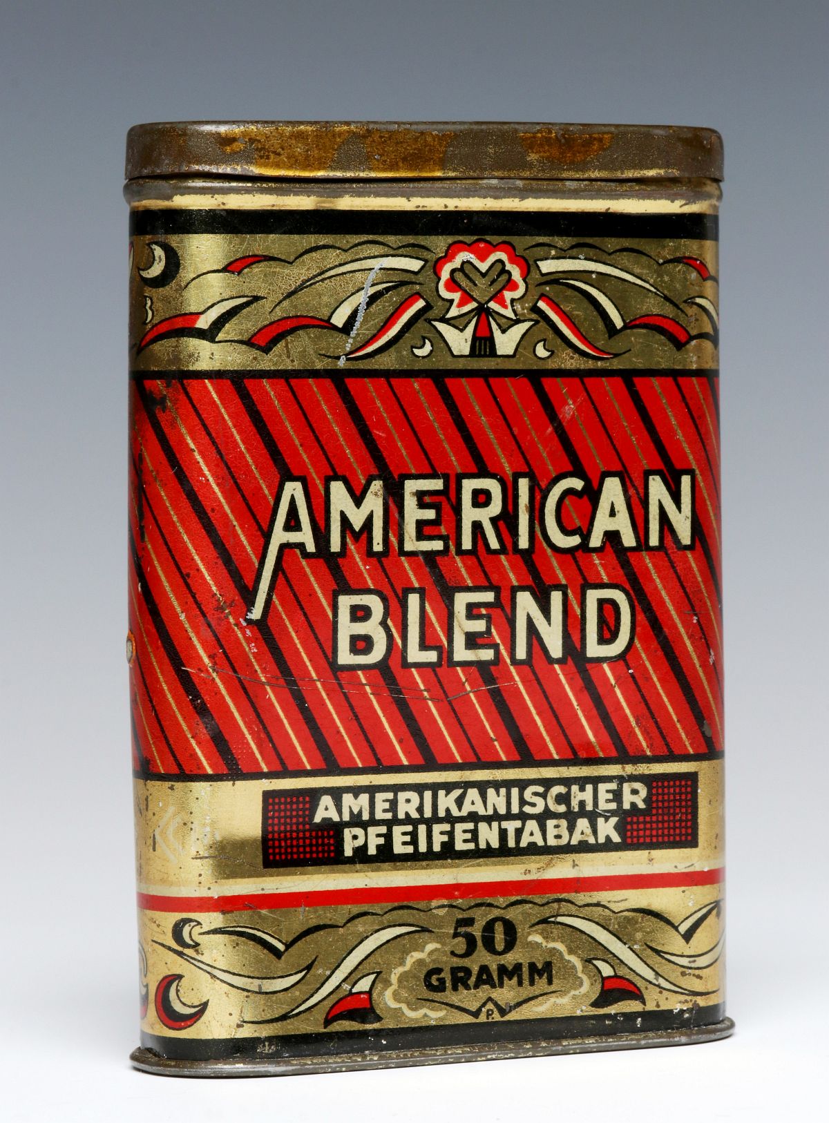 AN AUSTRIAN 'AMERICAN BLEND' TOBACCO POCKET TIN