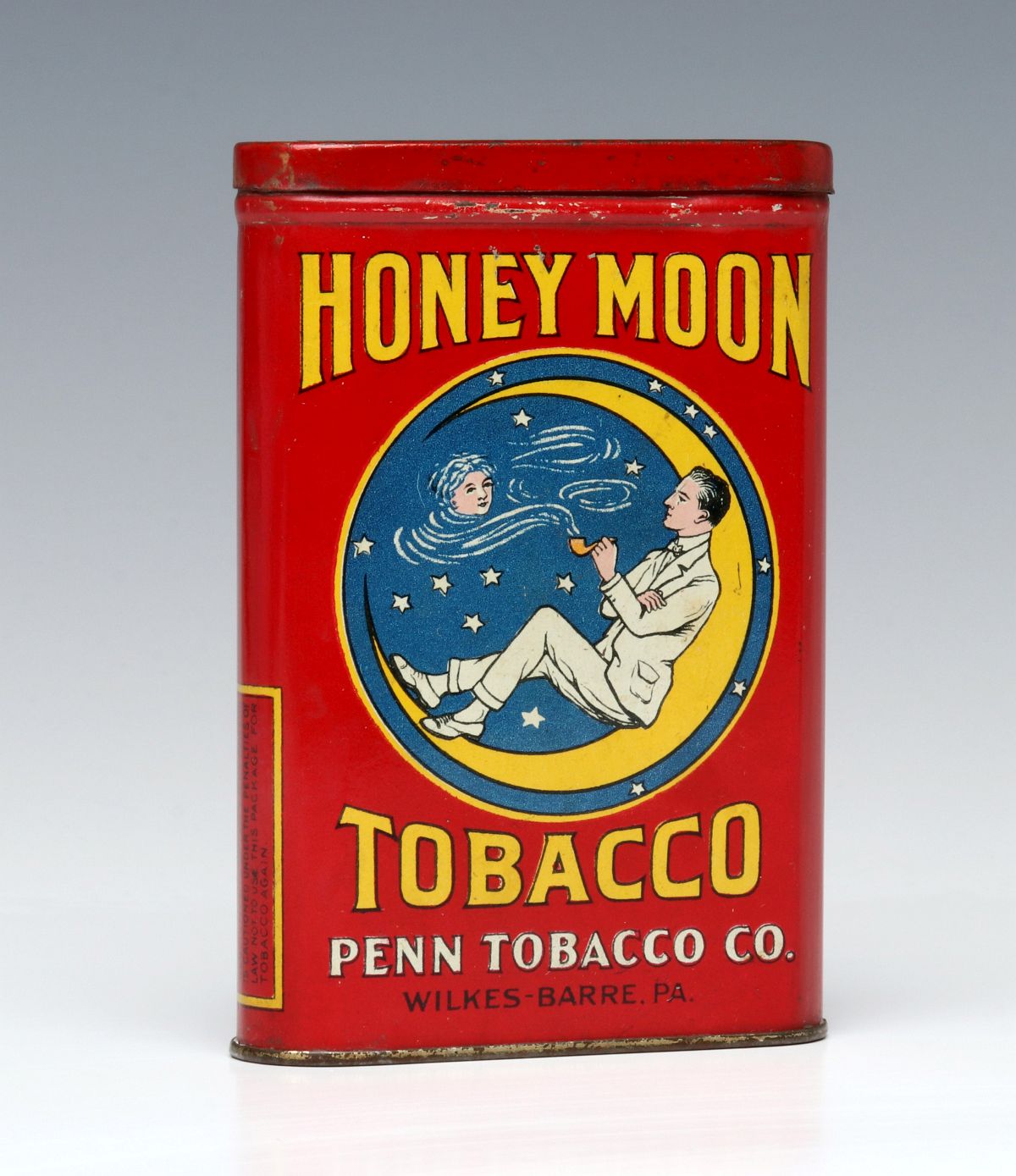 A HONEY MOON BRAND TOBACCO POCKET TIN