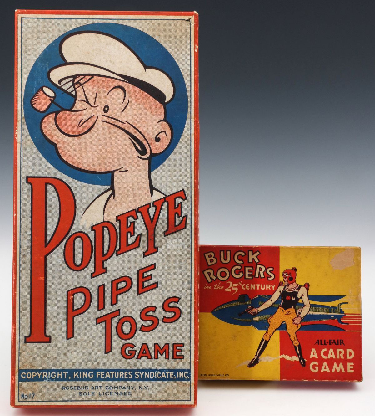 POPEYE AND BUCK ROGERS GAMES CIRCA 1935