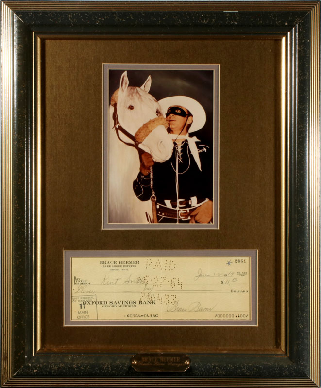 THREE HISTORICAL LONE RANGER DISPLAY ITEMS