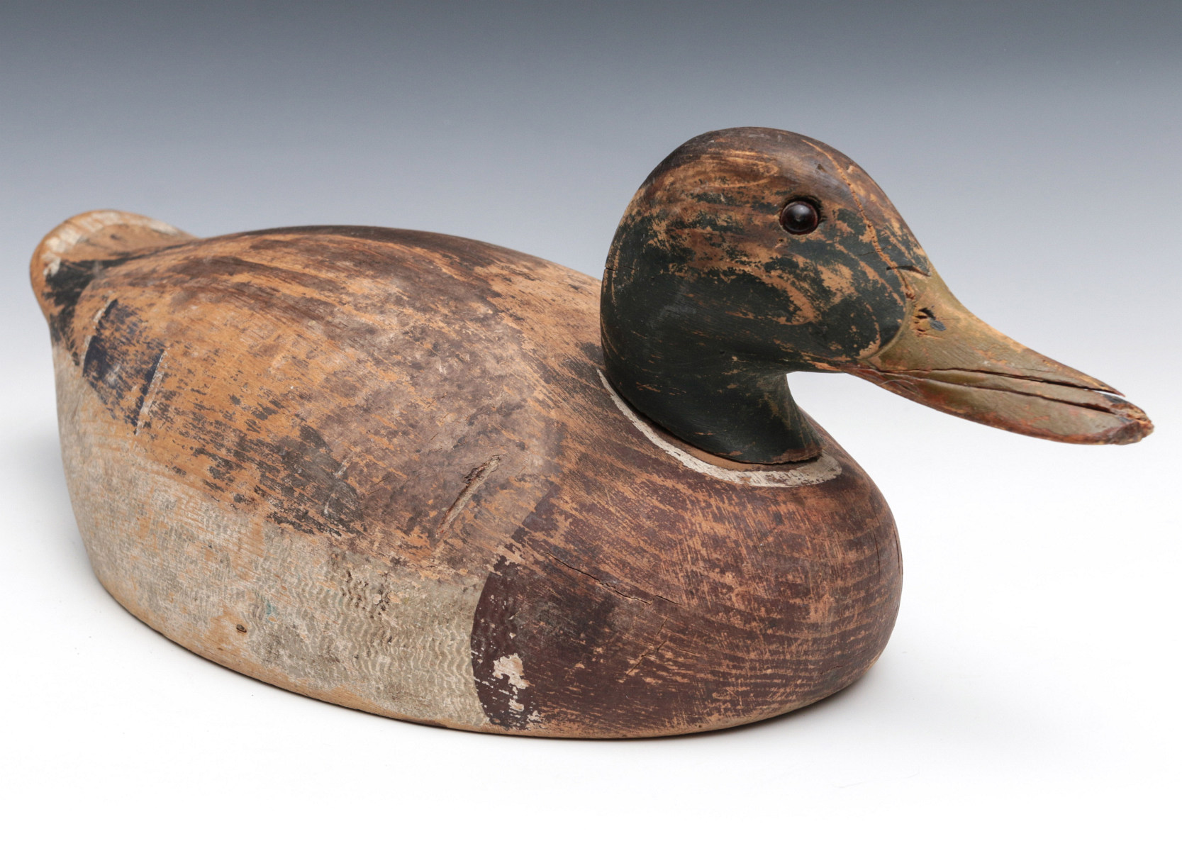 A KEN HARRIS MALLARD DRAKE DECOY, WOODVILLE, NY