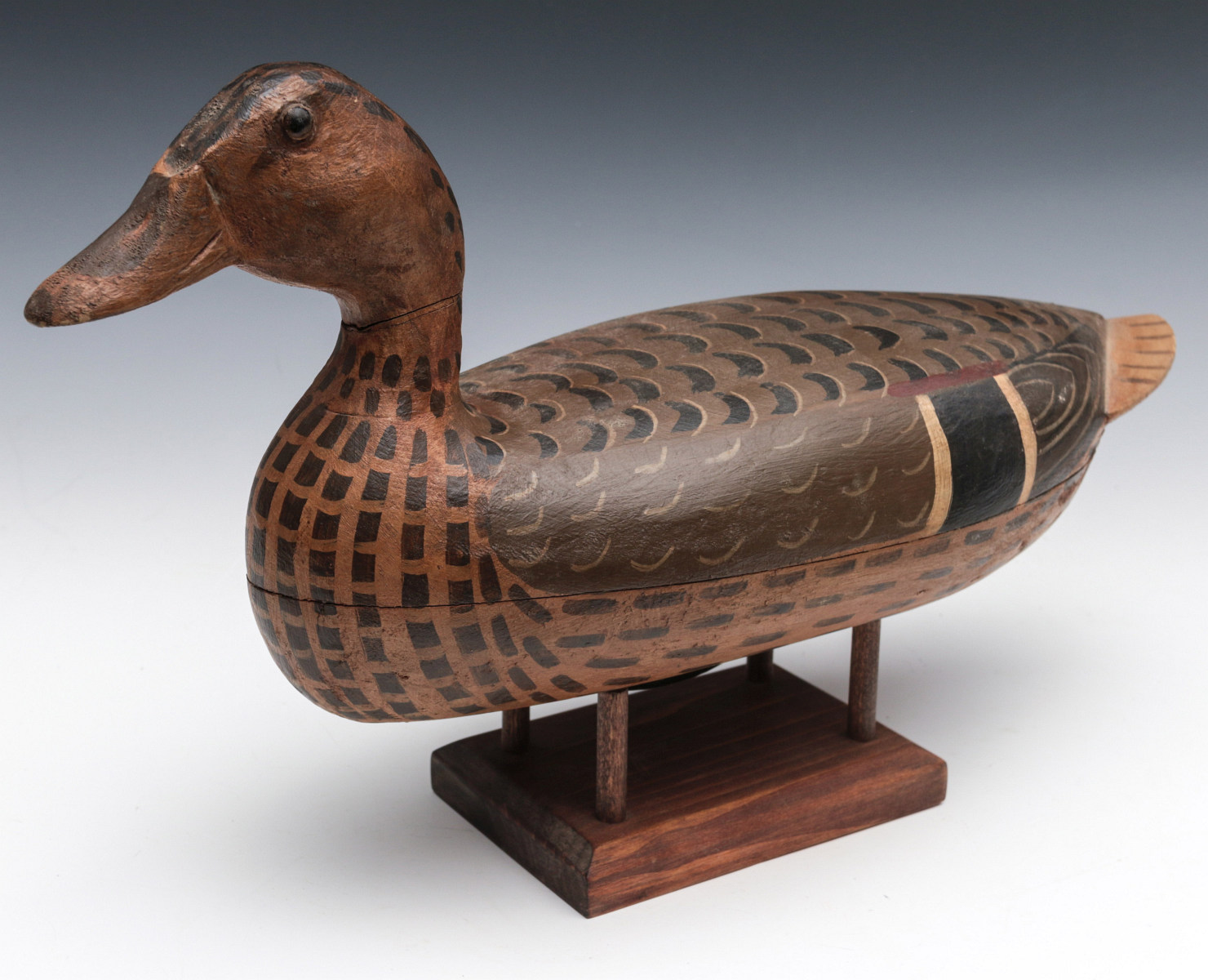 EARLY 20TH C. ATTRIB. HENRY HOLMES MALLARD DECOY