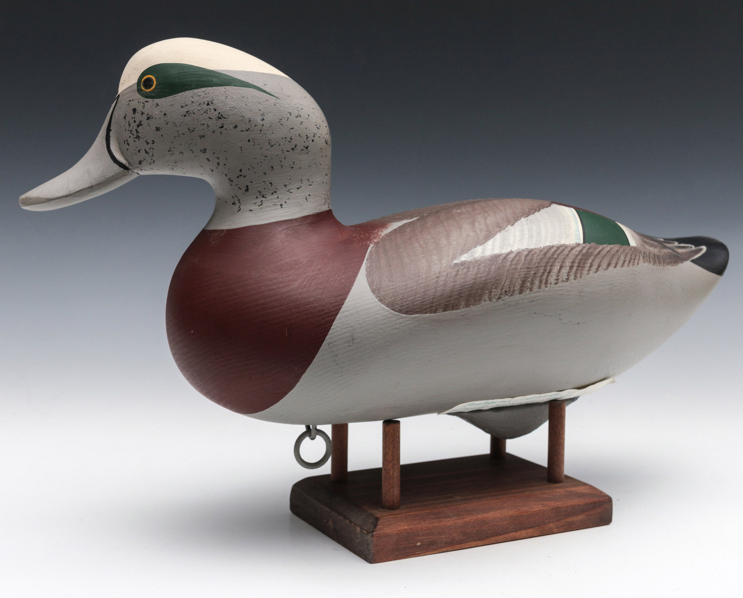 A PATRICK VINCENTI WIDGEON DRAKE DECOY