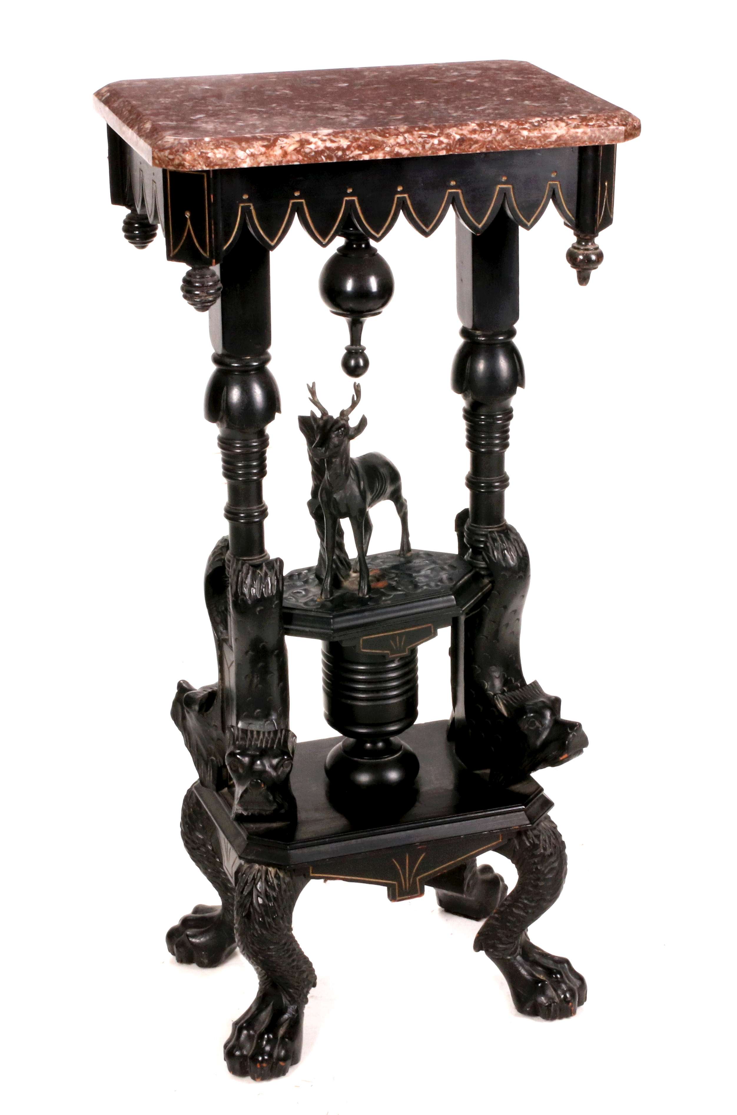 AN UNUSUAL VICTORIAN RENAISSANCE REVIVAL STAND